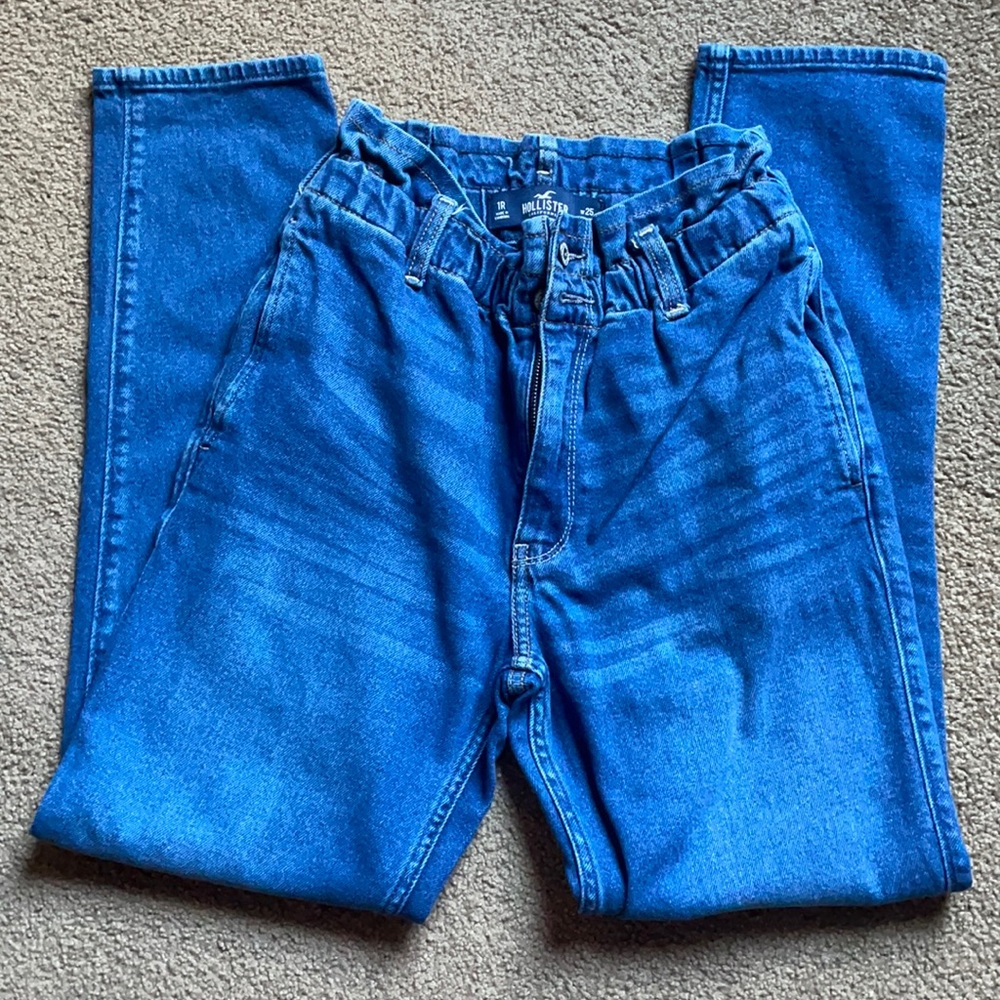 Scrunched mom jeans from Hollister FOR SALE !!!